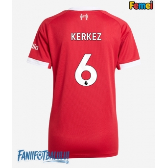 Liverpool Milos Kerkez #6 Tricou Fotbal Replică 2025-26 Femei Acasa